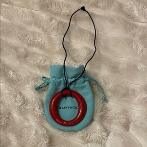 Tiffany & Co. Elsa Peretti Sevillana Pendant Cord Necklace
